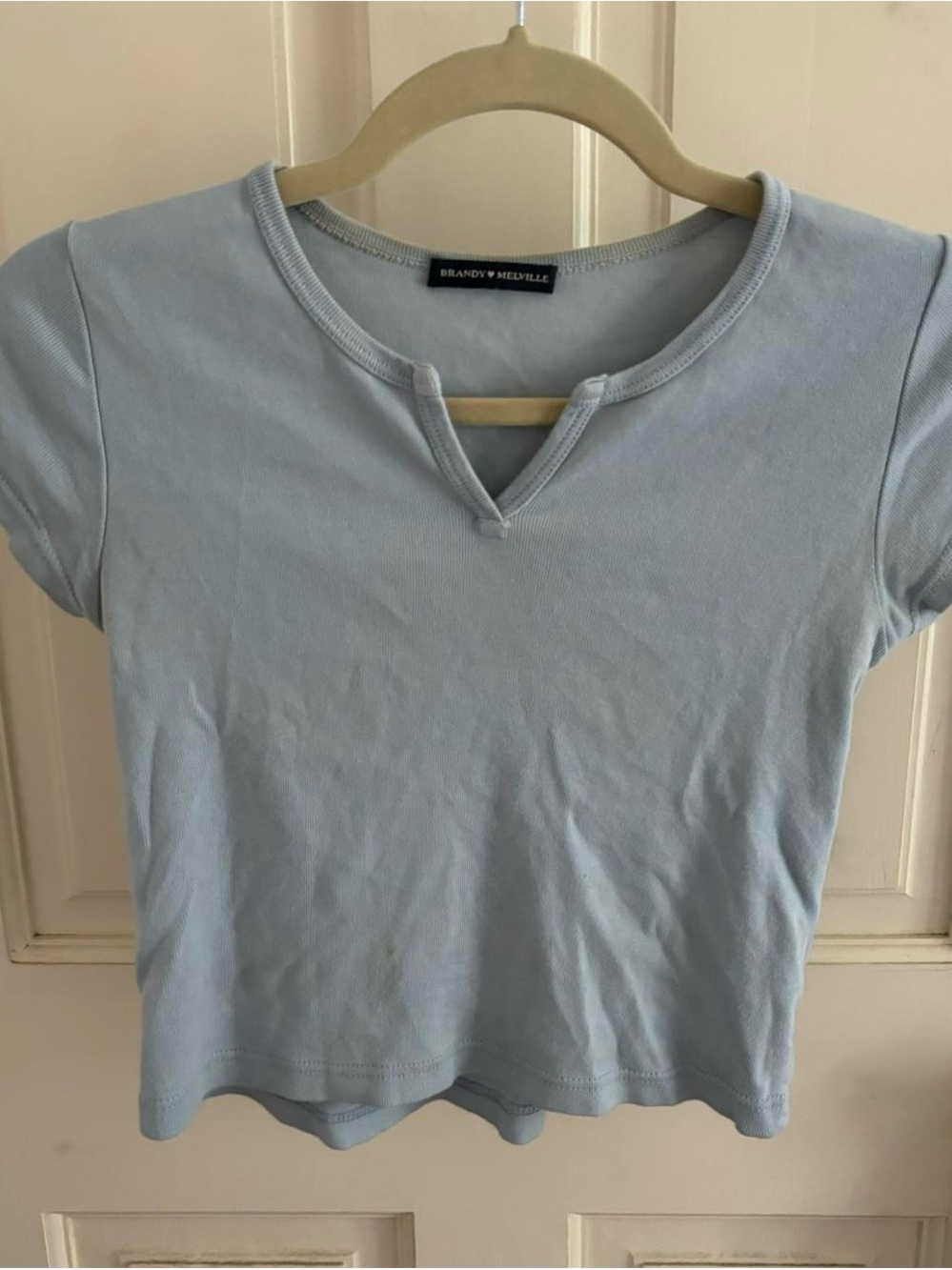 Brandy Melville Light Blue Ashlyn Top